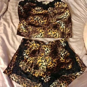 Victoria's Secret 2 piece satin pajamas